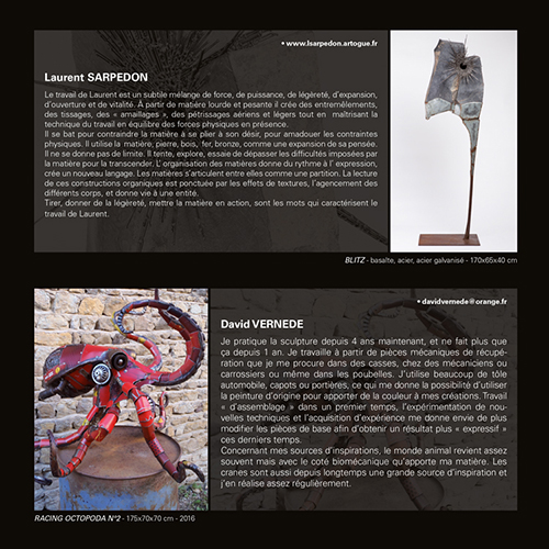 Catalogue exposition 8 Itinéraires à l'AMAC (63400 Chamalières) - du 25 novembre 2016 au 14 janvier 2017