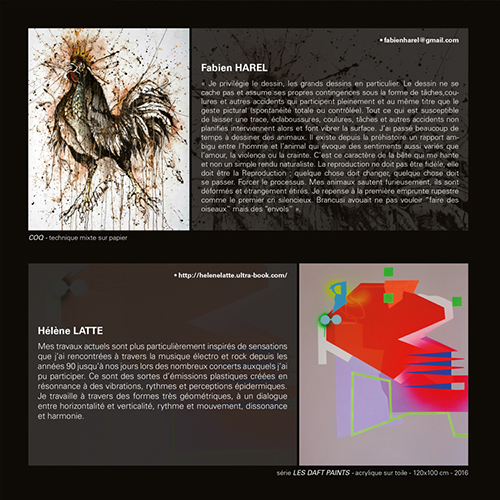 Catalogue exposition 8 Itinéraires à l'AMAC (63400 Chamalières) - du 25 novembre 2016 au 14 janvier 2017